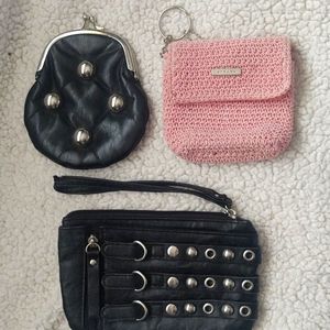 Lot of 3 coin purses 👛